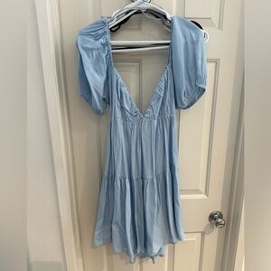 New with tags adorable blue mini dress